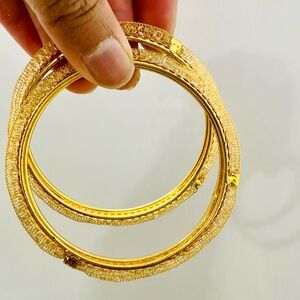 Elegant Golden Bangles
